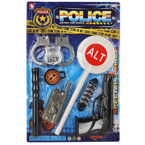 Policijski komplet za djecu &ndash; Set s 8 dodataka za igru uloga &zwj;♂️ Model 01 Cijene