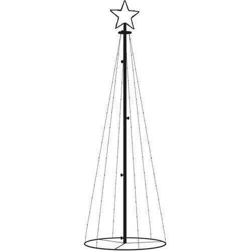  Stožasto božićno drvce plavo 108 LED žarulja 70 x 180 cm Slike