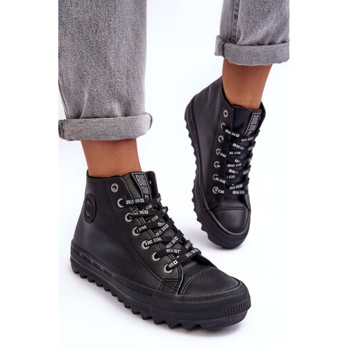 Big Star Women&amp;#039;s Sneakers High Warm Black Slike