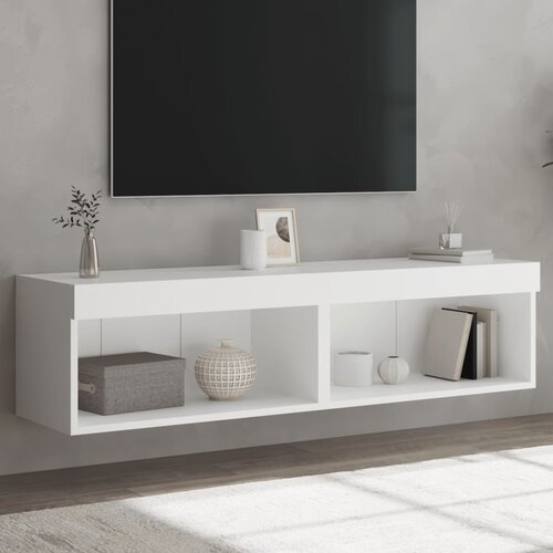 TV ormarići s LED svjetlima 2 kom bijeli 60x30x30 cm Cijene