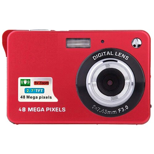INF Ujemite spomine s kompaktnim digitalnim fotoaparatom K09 Red, (5000130480) Slike