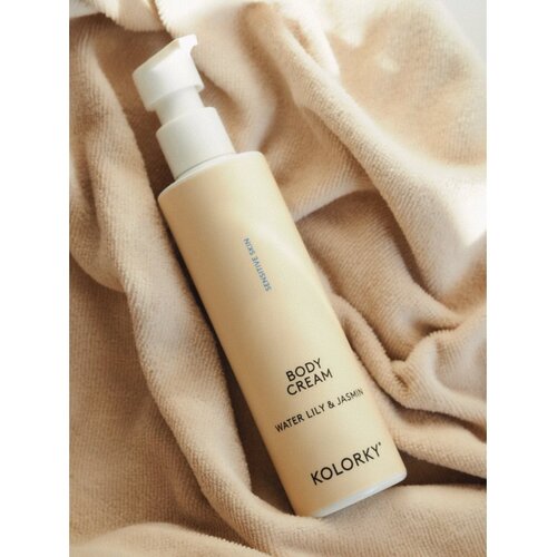 Kolorky Body Cream Sensitive Skin krema za telo za občutljivo kožo Watter Lilly &amp;amp; Jasmin 190 ml Slike