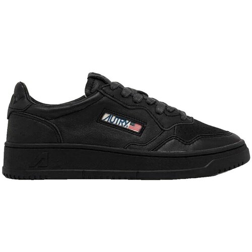 Autry Nizke superge Baskets Medalist Low cuir de ch&amp;egrave;vre Črna Slike