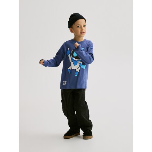 Reserved BOYS` T-SHIRT - mornarsko plava Cene