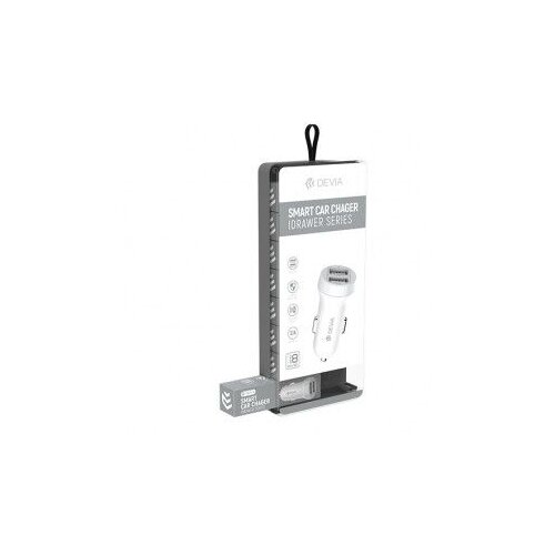 DEVIA Auto Adapter IDRAWER Dual USB 3.1A/ bela Slike
