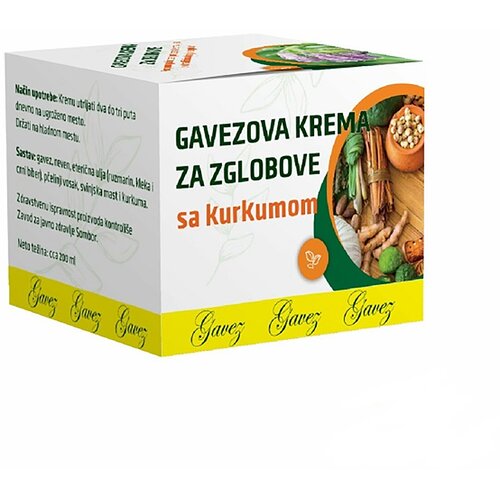 Gavez gavezova krema za zglobove sa kurkumom, 200 ml, Slike