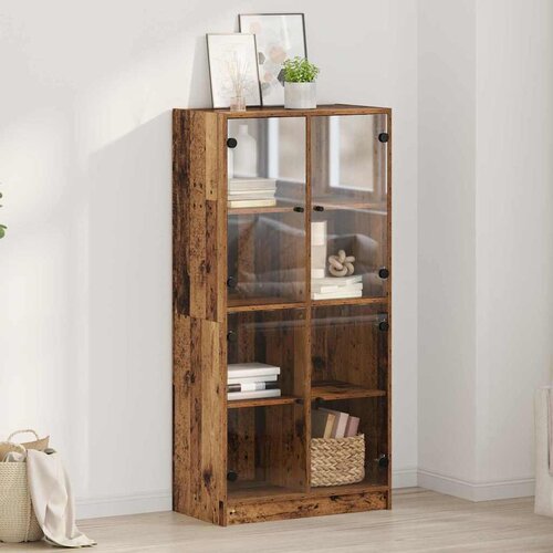 vidaXL Highboard Staro drvo 68 x 37 x 142 cm Konstruirano drvo Cijene