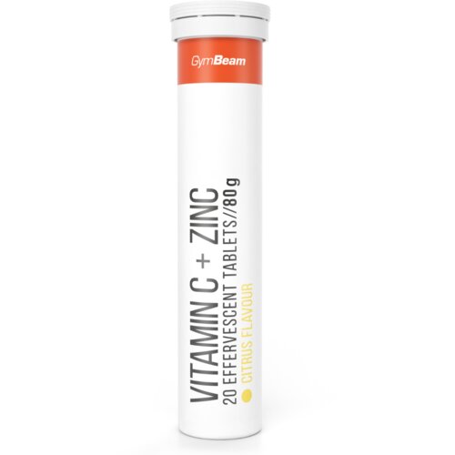 GymBeam Vitamin C + cink šumeće tablete citrus Cene