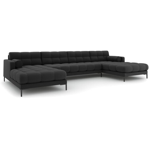 Cosmopolitan Design Tamno siva kutna garnitura (u obliku slova "U") Bali – Cijene