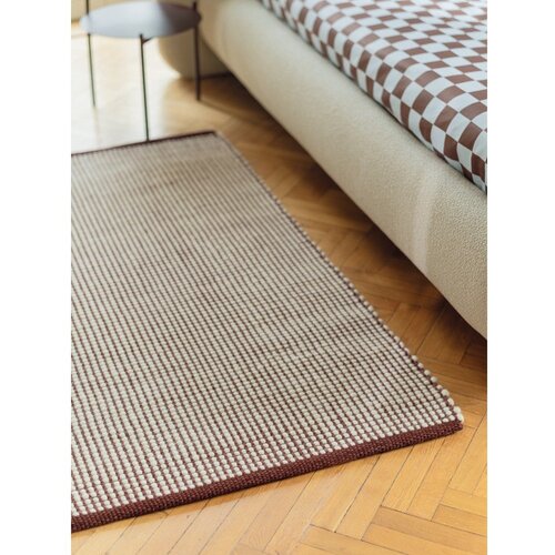 Noo.ma Bordo rdeča/v naravni barvi ročno tkana volnena preproga 200x300 cm Talo &amp;ndash; Slike