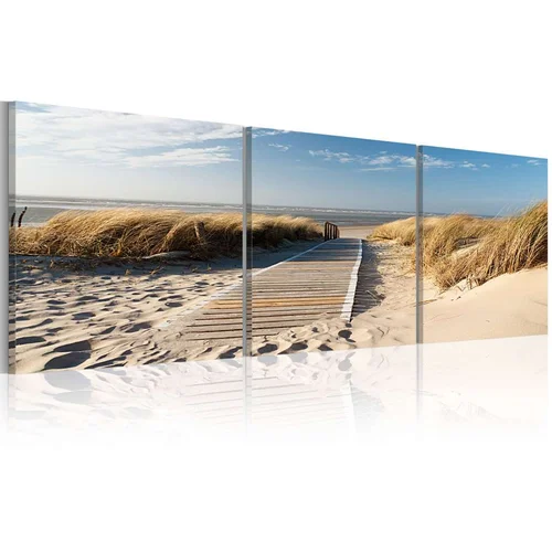  Slika - Beach (Triptych) 120x40