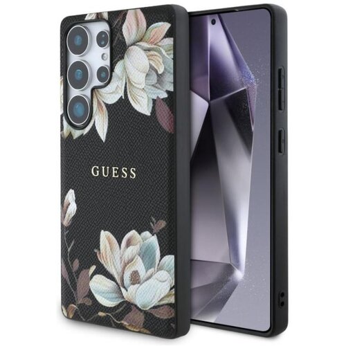 Guess Silikonski ovitek za Samsung Galaxy S25 Ultra 5G, MagSafe, črn Slike