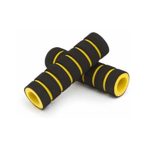 Wheel Zone Ročaj za kolo iz pene črno - rumena 110mm Slike