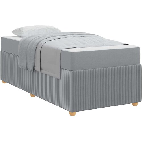 vidaXL Konstrukcija postelje Svetlo siva 100 x 200 cm blago, (5000126628) Cene