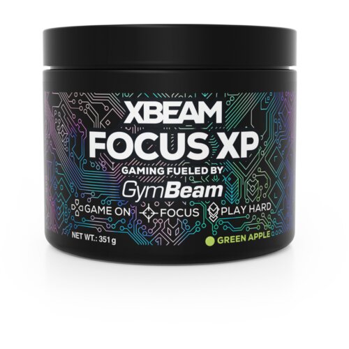 GymBeam XBEAM Focus XP 351 g zelena jabuka Slike