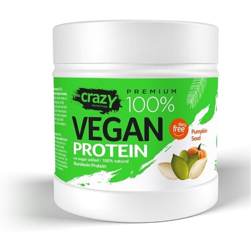 CRAZY NUTRITION crazy vegan protein bundeva 300g Slike