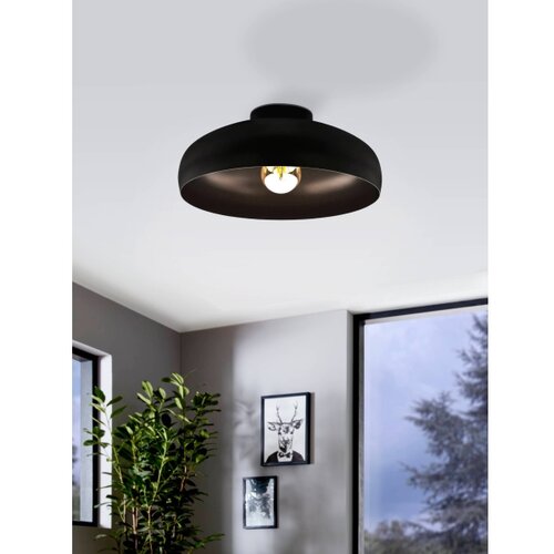 Eglo plafonjera Mogano 43637, 1x E27, &amp;Oslash;40 cm, crna Slike