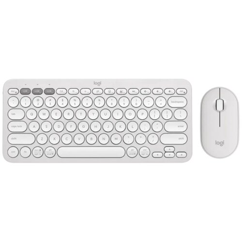 Logitech Pebble2 Wireless Combo US tastatura + miš bela Cene