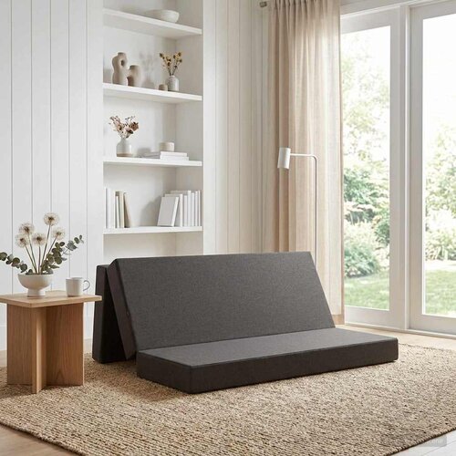 SOFA na razvlačenje 180 x 67 x 45 cm Tamnosiva Cene