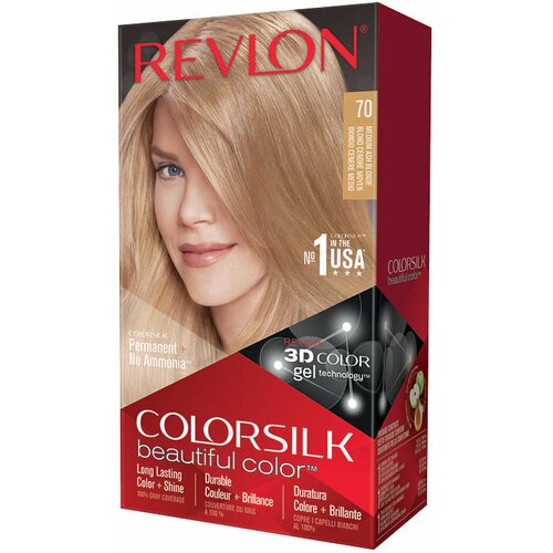 Revlon colorsilk farba za kosu 70 srednje pepeljasto plava Slike