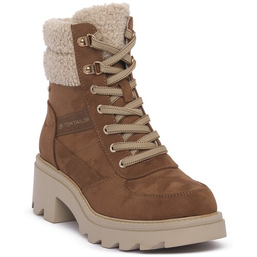 Tom Tailor Gležnjarji BROWN Kostanjeva Cene