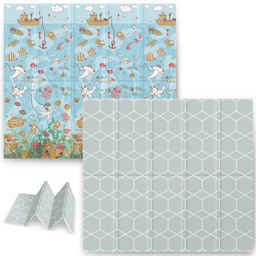 Janshop Foam Mat je sestavil 200 x 180 x 1 cm Nukido NK-340 Ocean, (21389299) Cene
