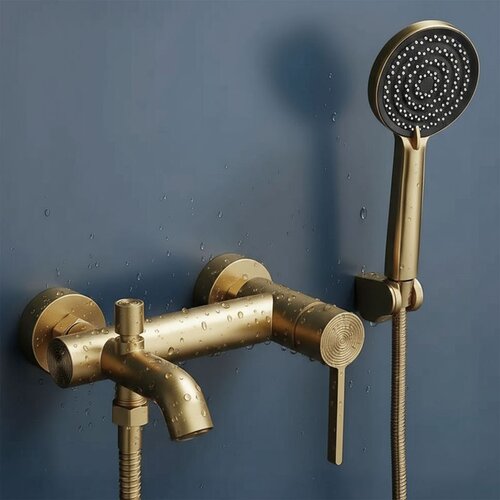 REA Bath Me&scaron;alnik za kopel FOSTER Gold Brush Cene