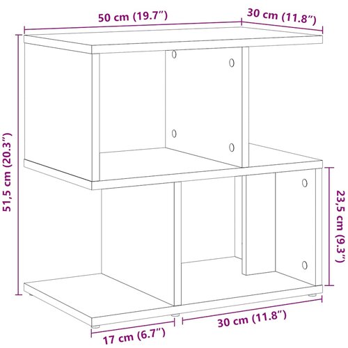  Noćni ormarići 2 kom staro drvo 50x30x51,5 cm konstruirano drvo Slike