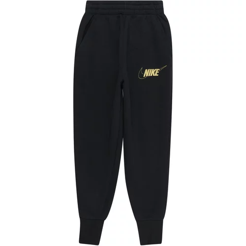 Nike Sportswear Hlače 'Club Fleece' žuta / crna