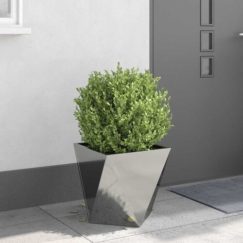 Sadilica 2 pcs Srebrno 40 x 40 x 40 cm Cinkani čelik Slike