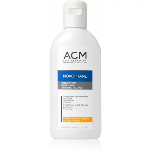 Acm Novophane krepilni šampon za oslabljene lase, ki so nagnjeni k izpadanju 200 ml