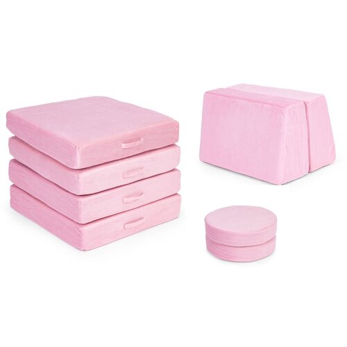 ECO TOYS DIY modularna fotelja sa 8 jastuka - pink Slike