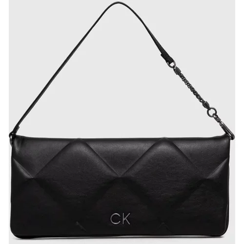 Calvin Klein Večerna torbica črna barva