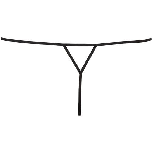 Cottelli Minimalno žensko spodnje perilo s kamni (črno) - M/L Slike