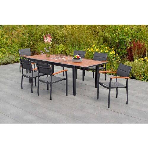 Gardenson Vrtna Miza Paxos, Raztegljiva, 180-240x100 Slike