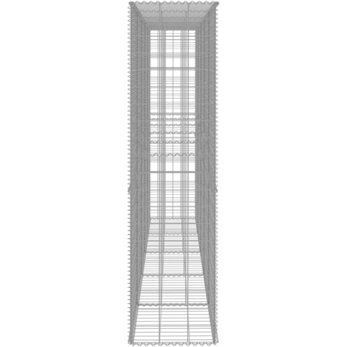  Gabionski zid s poklopcem od pocinčanog čelika 300x50x200 cm Slike