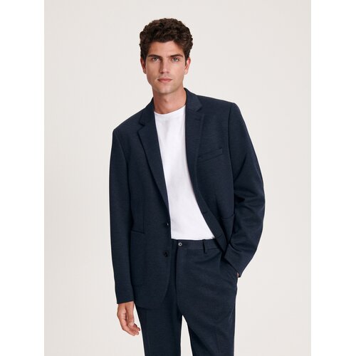 Reserved - Suknjič slim fit - Mornarsko modra Cene