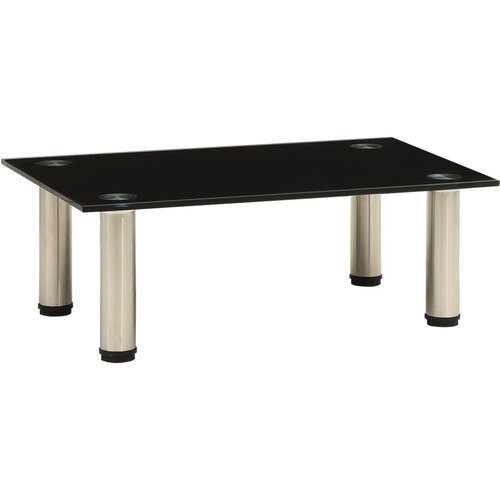vidaXL TV stalak crni 40 x 35 x 17 cm od kaljenog stakla Cijene