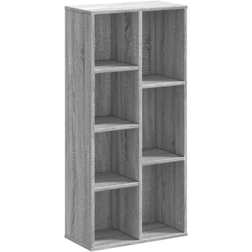 Maison Chic Knjižna omara - Knjižni regal siva sonoma 50x25x105 cm inženirski les, (21725922) Cene