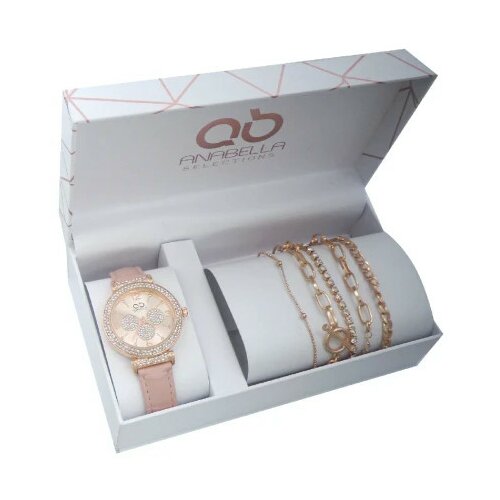  crocus, poklon set, ručni sat i narukvica, roze ( 505026 ) Cene