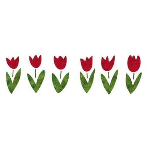 Šablona XL Tulipani 22x67 cm RABLJENO Cene
