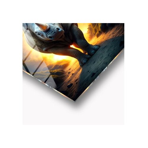 WALLXPERT dekorativna slika od kaljenog stakla titan 30 x 43 Slike