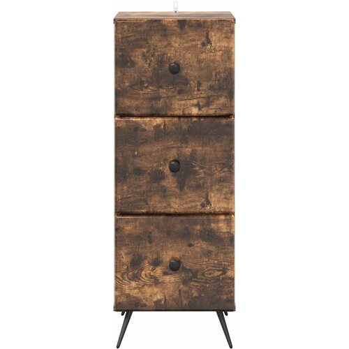  Ormar s ladicama Dimljeni hrast 33 x 34,5 x 90 cm Slike