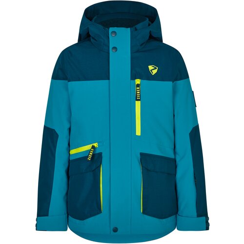 Ziener Agonis JR, jakna za dečake za skijanje, plava 237903 Slike