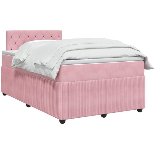  Boxspring krevet s madracem Ružičasta 120 x 190 cm Bar&amp;scaron;un Slike