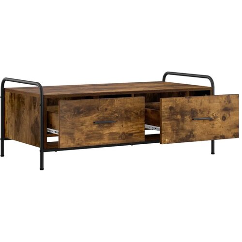  Stolić za kavu Dimljeni hrast 99 5 x 49 x 41 cm - Dimljeni hrast Slike