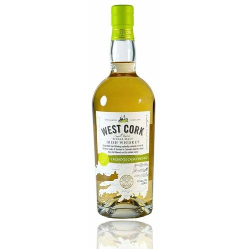 WEST Cork single malt calvados barrel irish whiskey 0.7l Cene