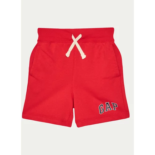 GAP Športne kratke hlače 540847-03 Rdeča Regular Fit