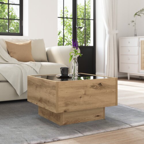  Bocni stol hrast artisan 50 x 50 x 30 cm Konstruirano drvo Slike