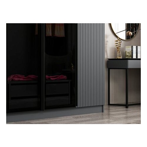 Woody Fashion Ormar Kale Plus 180x210x52cm Sivi Slike
